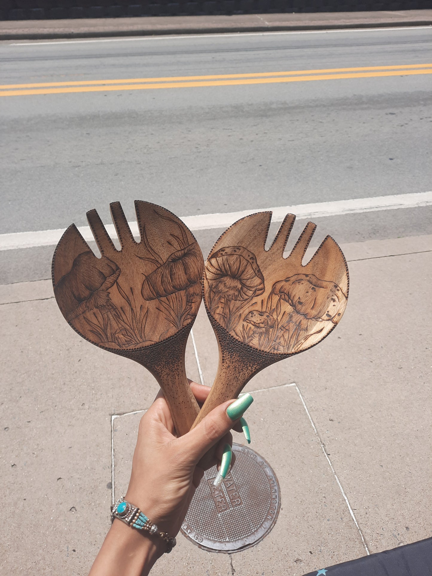 Mushroom Salad Fork set