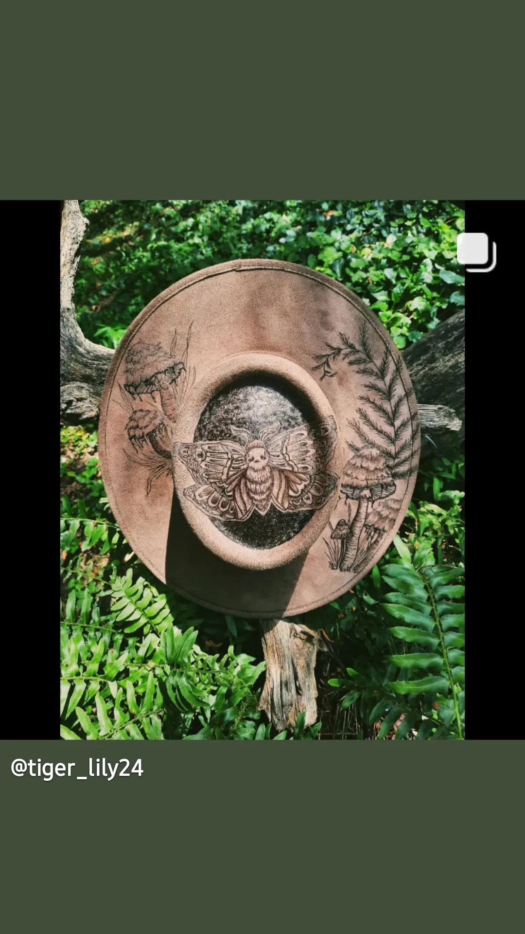 Death Head Moth Hat