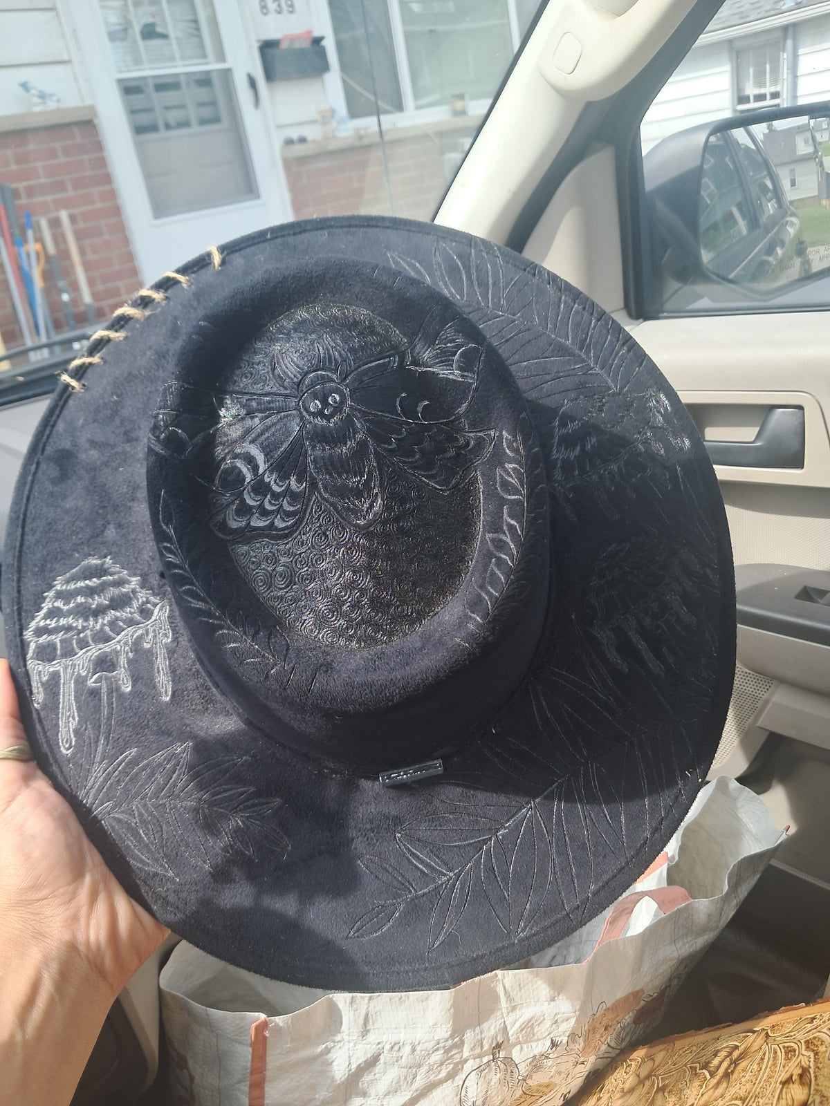 Death head Moth hat
