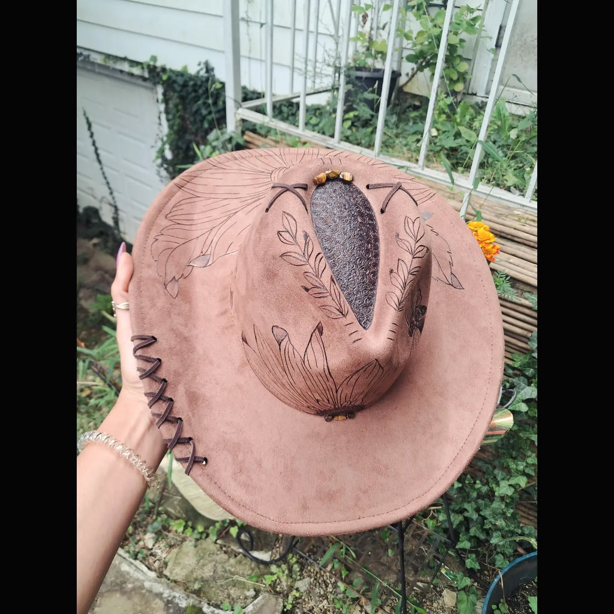 Sunflower Bee Cowboy Hat