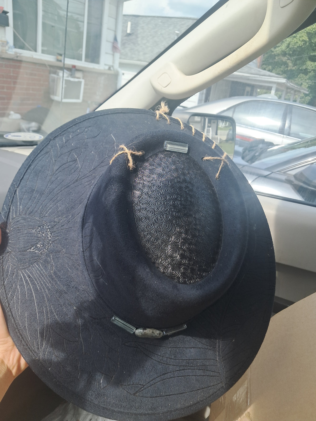 Black Sunflowers Hat