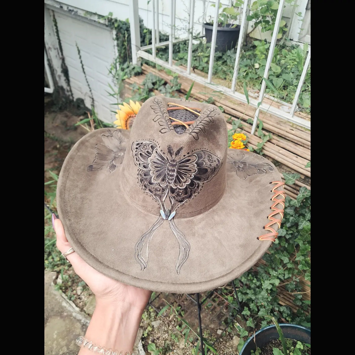 Luna Moth Cowbot Hat