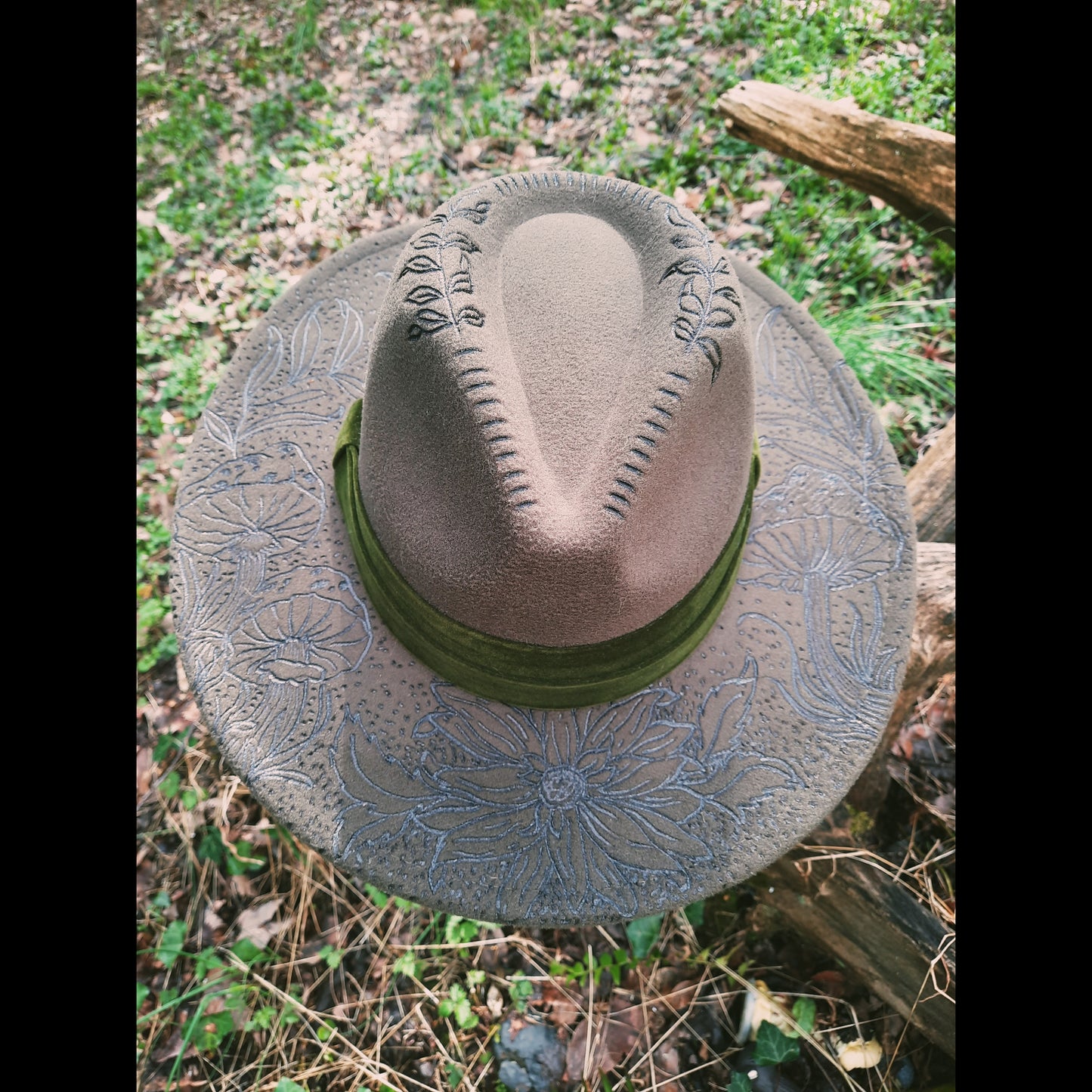 Sunflowers and Mushroom Hat